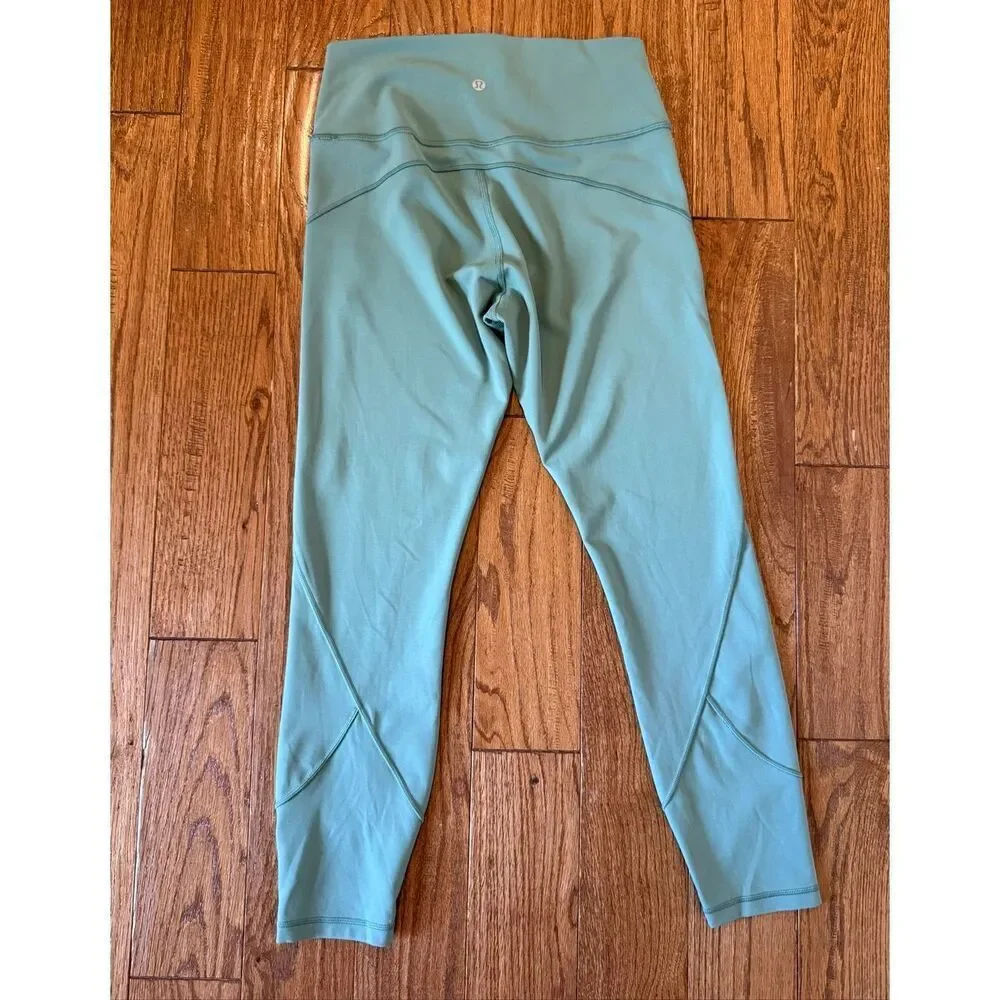 Lululemon in movement tight everlux frost green size 8